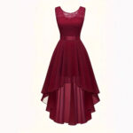 New Front-short Back-long Slim-fit Sleeveless Dress - Image 6