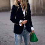 Velvet Lapel Casual Suit Business Fashion Slim Single-breasted Jacket Outwear Clothing For Women - Image 6