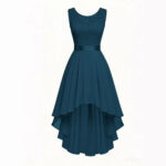 New Front-short Back-long Slim-fit Sleeveless Dress - Image 5