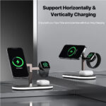 4 in 1 Magnetic Wireless Charging Station for iPhone Apple Watch Air Pods – Fast Charging Dock Stand - Image 5