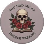Gothic Reading Phone Holder Sticker - Image 3