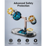 4 in 1 Magnetic Wireless Charging Station for iPhone Apple Watch Air Pods – Fast Charging Dock Stand - Image 6
