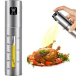 Stainless Steel Oil Spray Bottle – Kitchen Cooking Sprayer