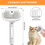3 In 1 Pet Steam Brush – Cat & Dog Grooming Spray Comb - Image 2
