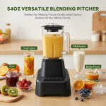 Professional Ice Cream Blender, Full-size Household Blender, Equipped With A 54-ounce Large-capacity Glass Cup - Image 8