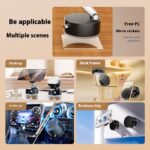Magnetic Vacuum Car Phone Holder 360° Foldable Dashboard Mount For iPhone Samsung - Image 6