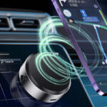 Magnetic Car Phone Holder – Electric Suction Cup Magnetic Mount for Dashboard & Windshield