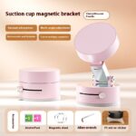 Magnetic Vacuum Car Phone Holder 360° Foldable Dashboard Mount For iPhone Samsung - Image 9