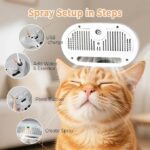 3 In 1 Pet Steam Brush – Cat & Dog Grooming Spray Comb - Image 3