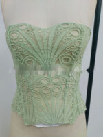 Sexy Hollow Out Corset Top Women Lace Double-layer Streetwear Party Club Corset Clothing - Image 9