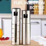 Stainless Steel Oil Spray Bottle – Kitchen Cooking Sprayer - Image 3