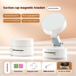 Magnetic Vacuum Car Phone Holder 360° Foldable Dashboard Mount For iPhone Samsung - Image 3