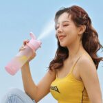 Portable Spray Water Bottle Mist Sports Fitness Travel Bottle - Image 5