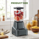 Professional Ice Cream Blender, Full-size Household Blender, Equipped With A 54-ounce Large-capacity Glass Cup - Image 7