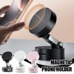 Magnetic Vacuum Car Phone Holder 360° Foldable Dashboard Mount For iPhone Samsung