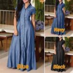 Women's Dress Shirt Collar Pocket Plus Size - Image 2