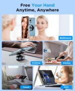 360° Magnetic Vacuum Car Phone Holder – Adjustable Dashboard & Windshield Mount for iPhone & Android - Image 4
