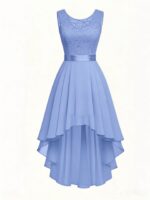 New Front-short Back-long Slim-fit Sleeveless Dress - Image 9