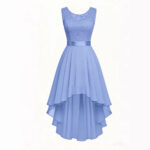 New Front-short Back-long Slim-fit Sleeveless Dress - Image 4