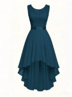 New Front-short Back-long Slim-fit Sleeveless Dress - Image 10