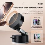 Magnetic Vacuum Car Phone Holder 360° Foldable Dashboard Mount For iPhone Samsung - Image 5