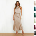 Summer Sleeveless Dress Ins Fashion Elegant Evening Party Club Clothing For Women - Image 3