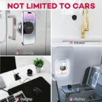 360° Magnetic Vacuum Car Phone Holder – Adjustable Dashboard & Windshield Mount for iPhone & Android - Image 2