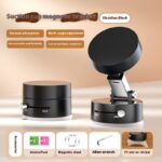 Magnetic Vacuum Car Phone Holder 360° Foldable Dashboard Mount For iPhone Samsung - Image 2