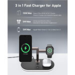 4 in 1 Magnetic Wireless Charging Station for iPhone Apple Watch Air Pods – Fast Charging Dock Stand - Image 3
