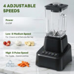 Professional Ice Cream Blender, Full-size Household Blender, Equipped With A 54-ounce Large-capacity Glass Cup - Image 6