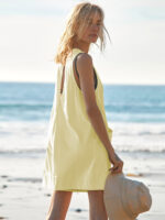 Women Sleeveless Shorts Jumpsuit With Pockets Fashion Beach Pants Summer Clothing - Image 4