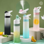 Portable Spray Water Bottle Mist Sports Fitness Travel Bottle - Image 2