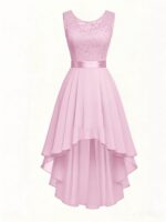 New Front-short Back-long Slim-fit Sleeveless Dress - Image 3