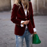 Velvet Lapel Casual Suit Business Fashion Slim Single-breasted Jacket Outwear Clothing For Women - Image 7