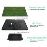 1Pc Dog Potty Training Artificial Grass Pad Pet Cat Toilet Trainer Mat Puppy Loo Tray Turf For Small Medium Dogs Indoor Outdoor Use - Image 8