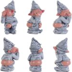 Pooping Naughty Gnome Miniature Statue Funny Resin Home Garden Ornament US - Image 9