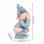 Pooping Naughty Gnome Miniature Statue Funny Resin Home Garden Ornament US - Image 5